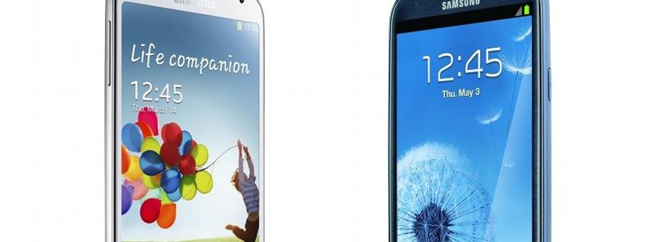 Samsung SGS 4 i SGS III.