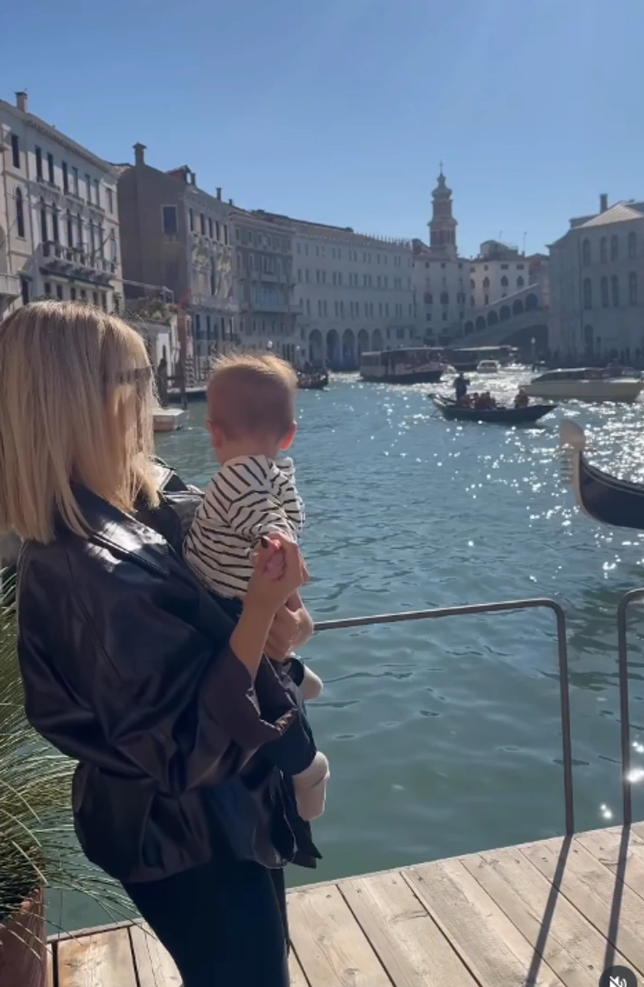 Tamara Dragić sa sinom