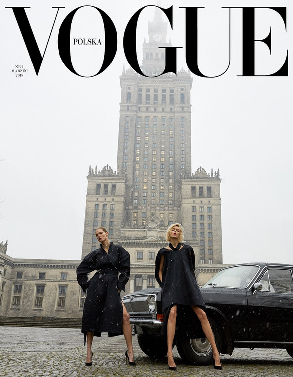 Okładka pierwszego numeru "Vogue Polska"