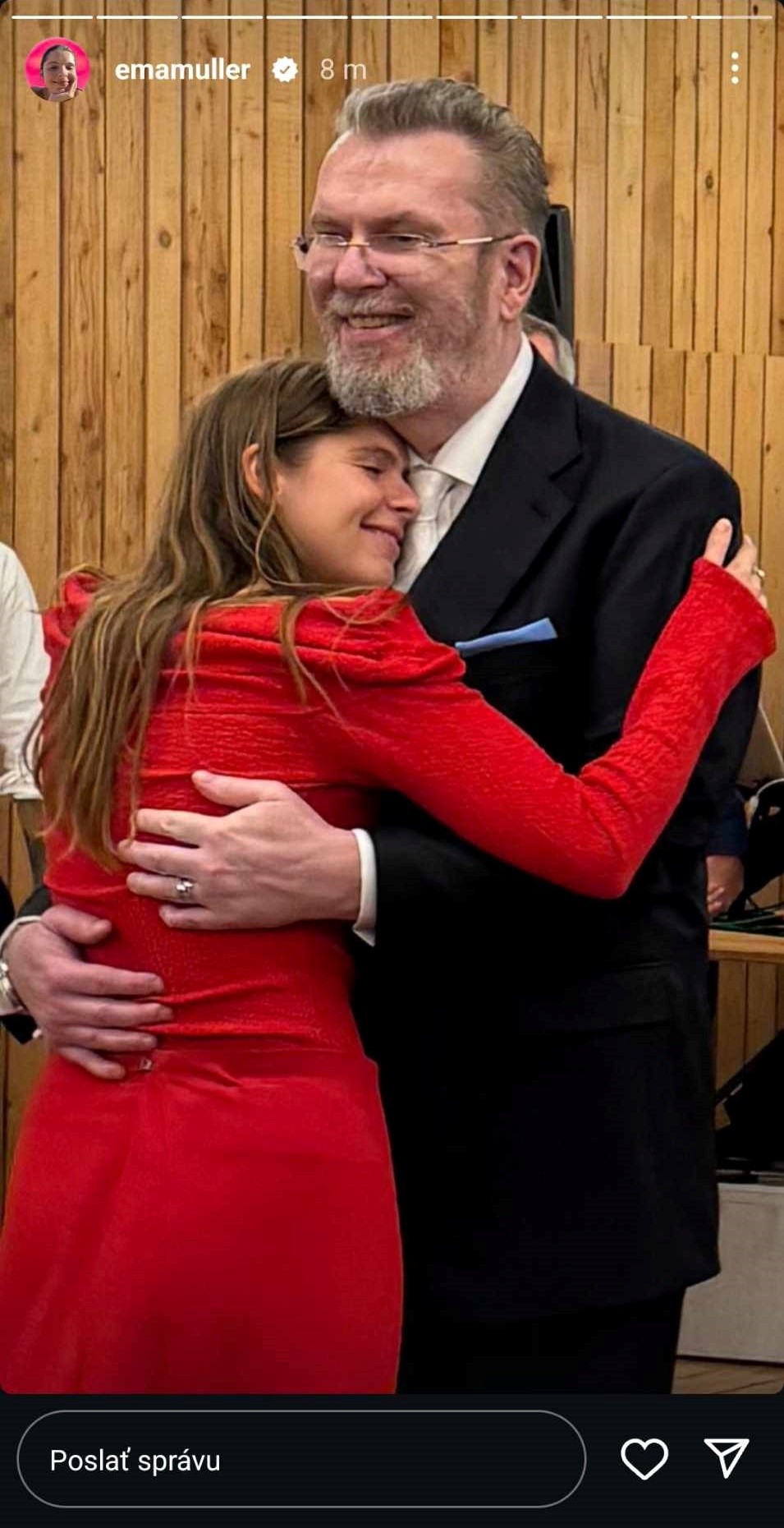 Ema Müller s otcom Richardom.