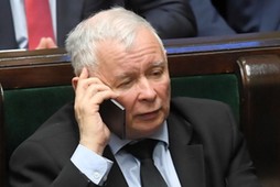 Jarosław Kaczyński w Sejmie