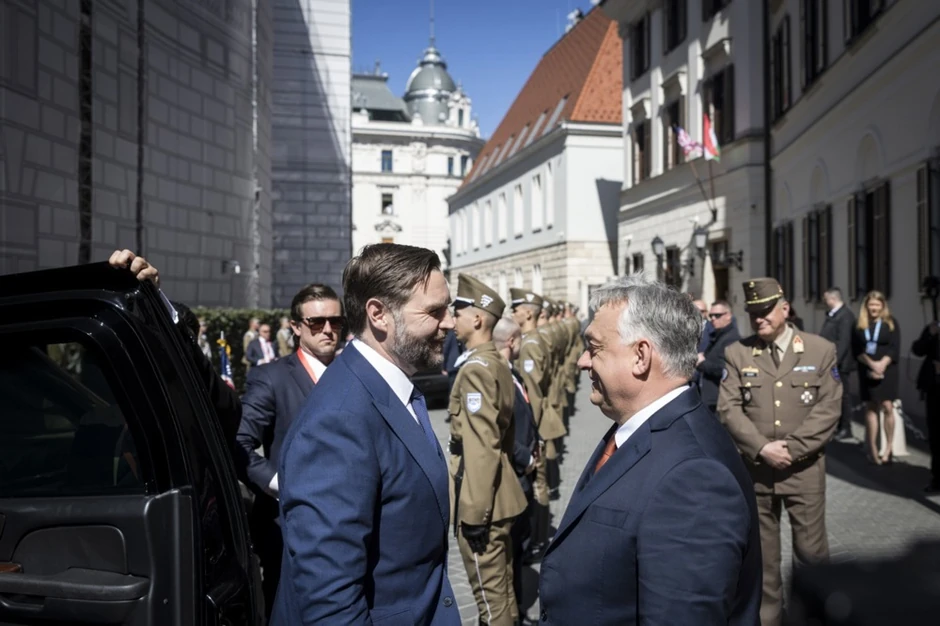 Viktor Orban i Džej Di Vens u Budimpešti 7. aprila