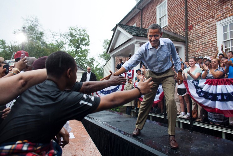 Wystąpienie Baracka Obamy w Glen Allen w Virginii