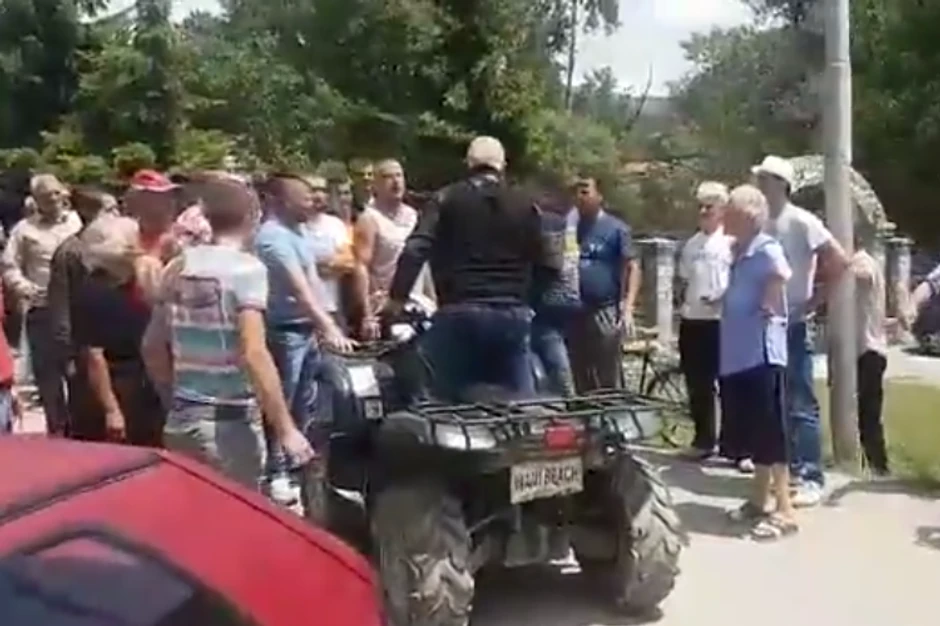 Incident na protestu malinara