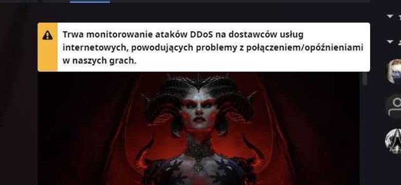 Problemy z logowaniem do Diablo IV. Trwa atak DDoS