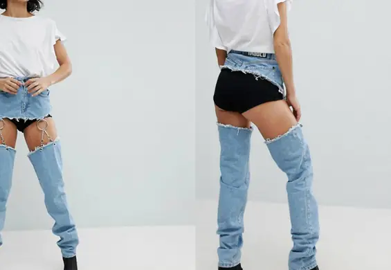 ASOS w jeansowych absurdach przebija sam siebie. Nowy model spodni odsłania całe pośladki