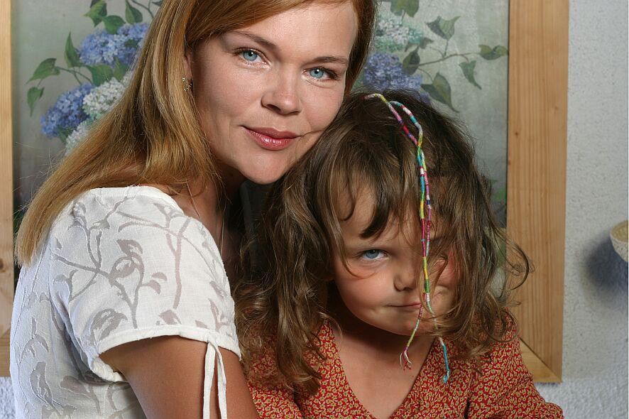 Beata Kawka z córką Zuzanną 