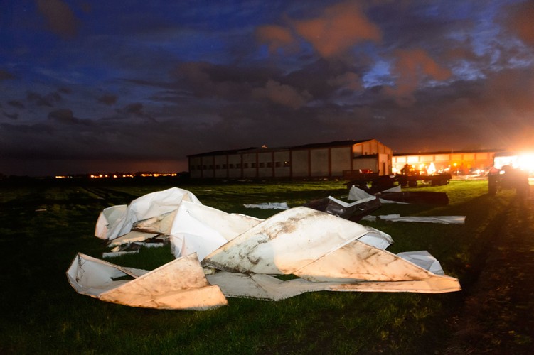 Trąba powietrzna w Olszewie