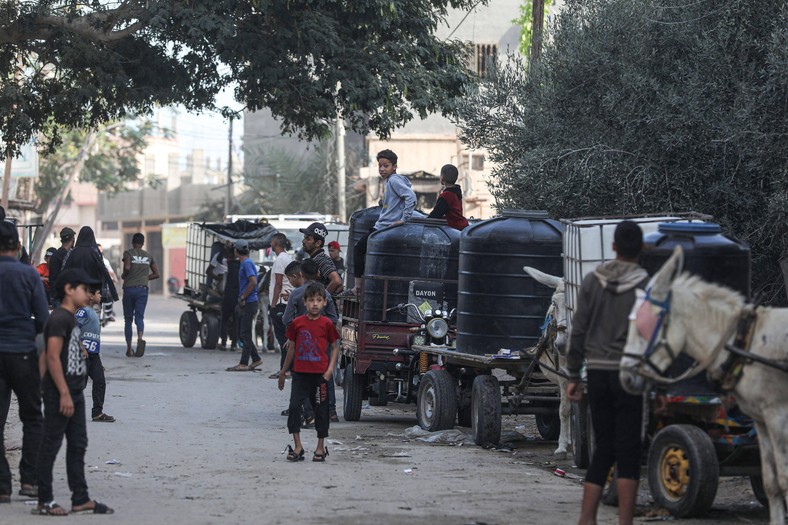 Food and water are scarce commodities in the Gaza Strip