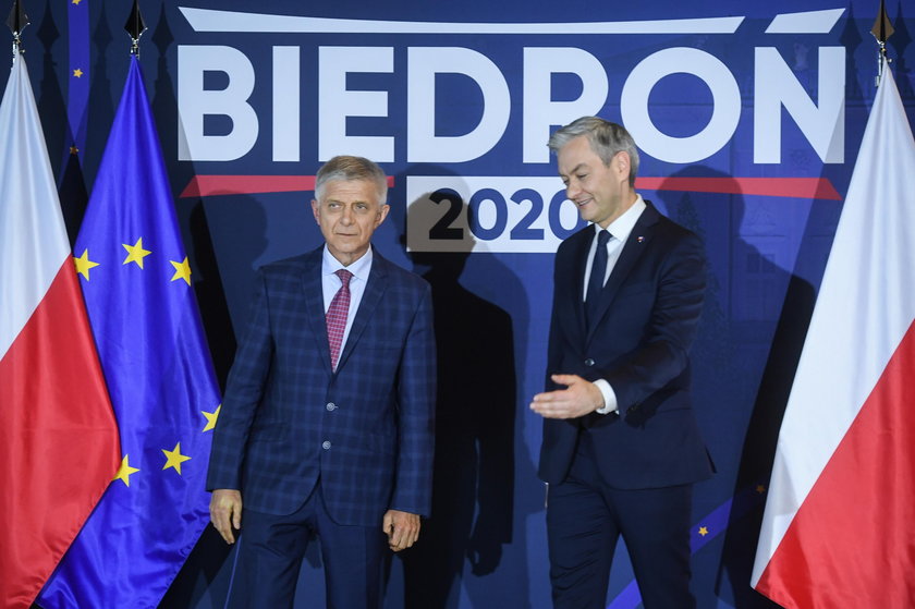 Marek Belka i Robert Biedroń