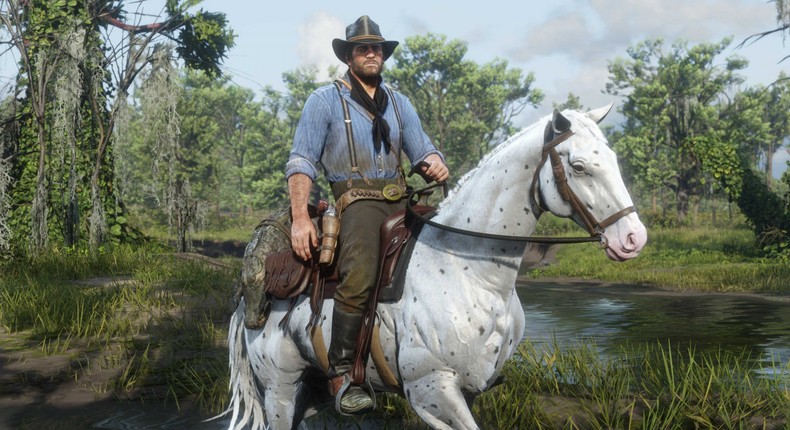 Red Dead Redemption 2 White Horse