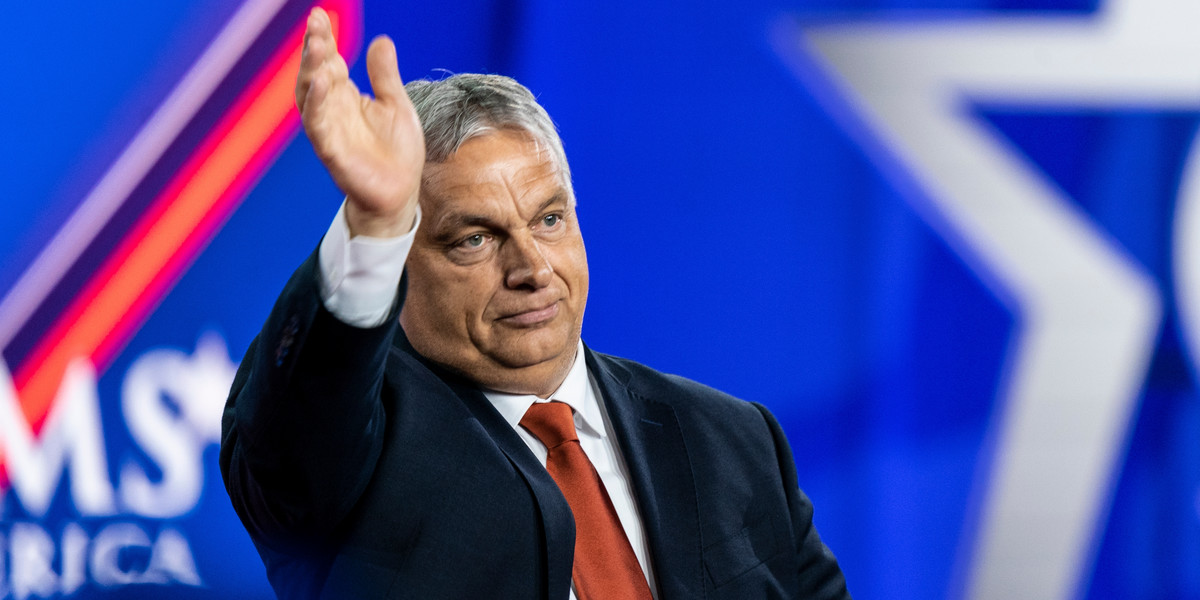 Zatrzymywanie przez Węgry inflacji wysokimi stopami procentowymi daje powolne efekty. Na zdj. premier Wiktor Orban.