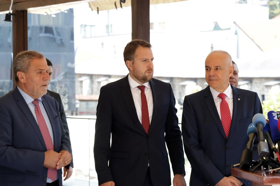 Bandić, Skaka i Radojičić u Sarajevu