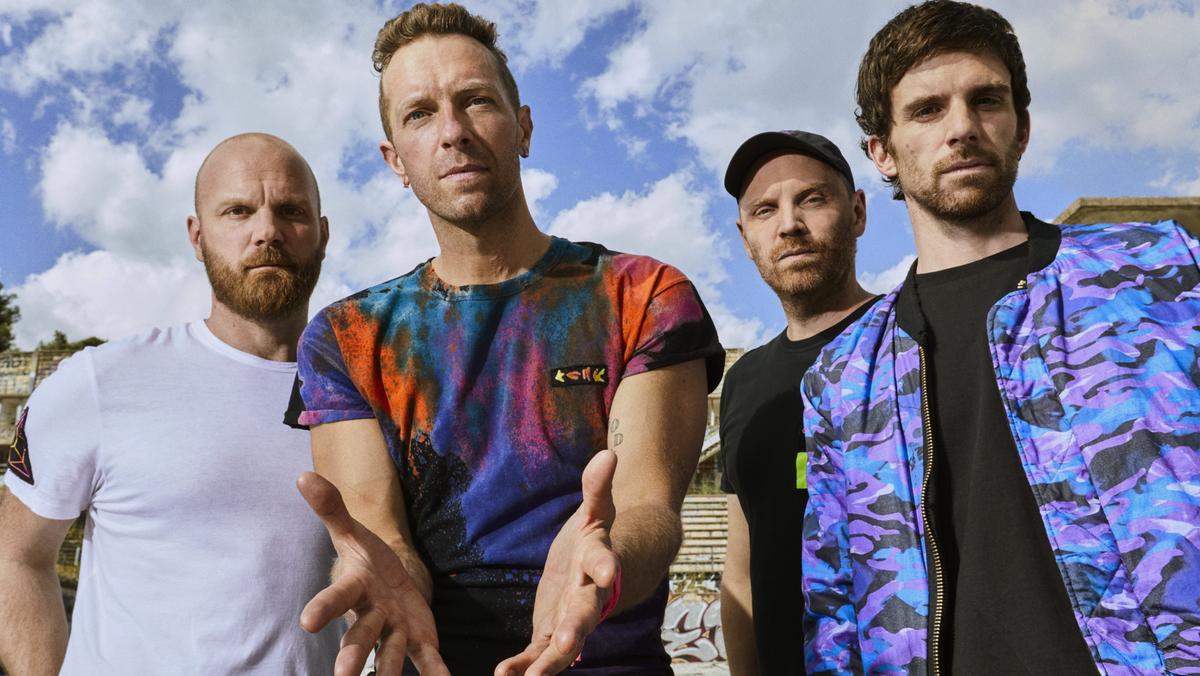 Muzycy Coldplay: Will Champion, Chris Martin, Jonny Buckland i Guy Berryman