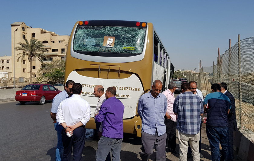 Eksplozja autokaru z turystami w Egipcie