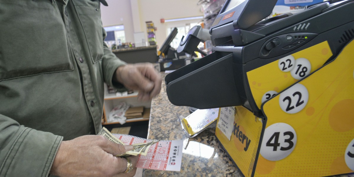  Automat loterii Powerball.