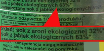 Uwaga! Tak  oszukują Cię na sokach. Sprawdź