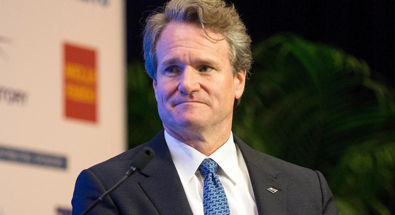 Brian Moynihan, the chief executive of Bank of America.