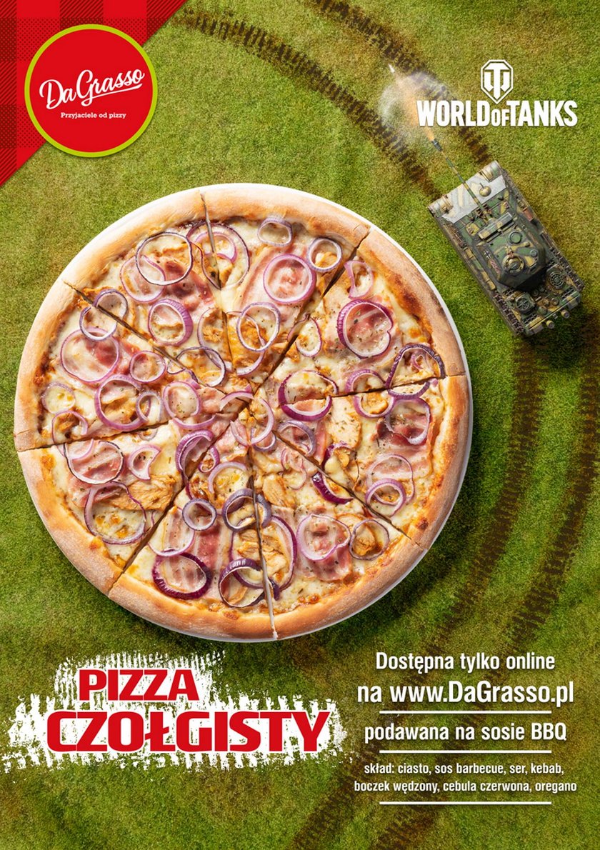 Pizza czołgisty z kuponem na czołg!