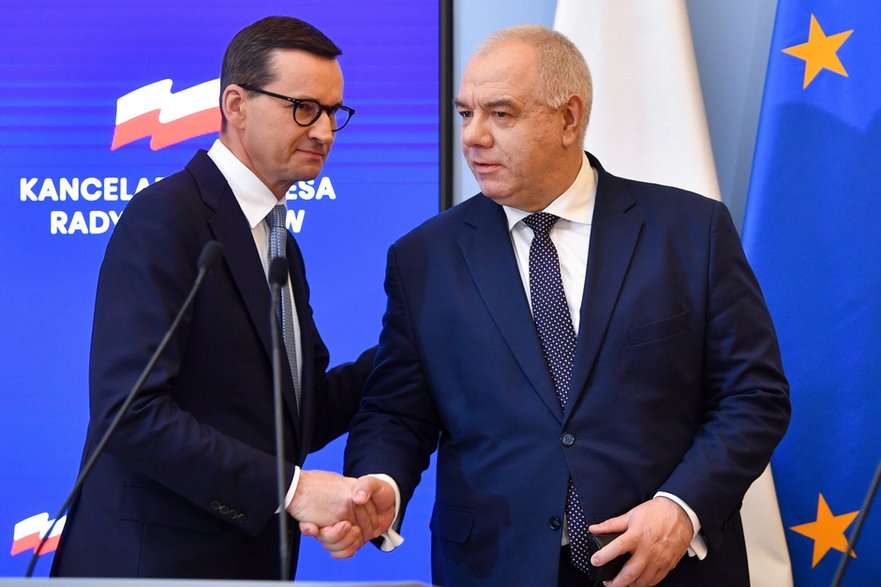 Mateusz Morawiecki oraz Jacek Sasin