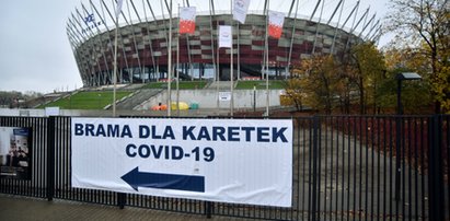 Szukali toalety, weszli... na oddział covidowy! Ogromna wpadka na Stadionie Narodowym