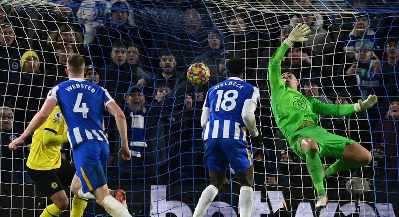 Net buster: Adam Webster (left)scored Brighton's equaliser Creator: Glyn KIRK