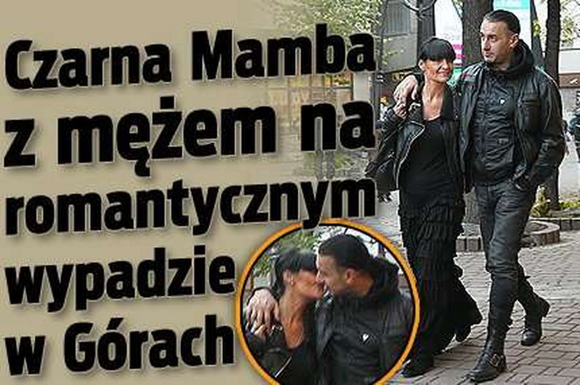 Czarna Mamba na romantycznym wypadzie