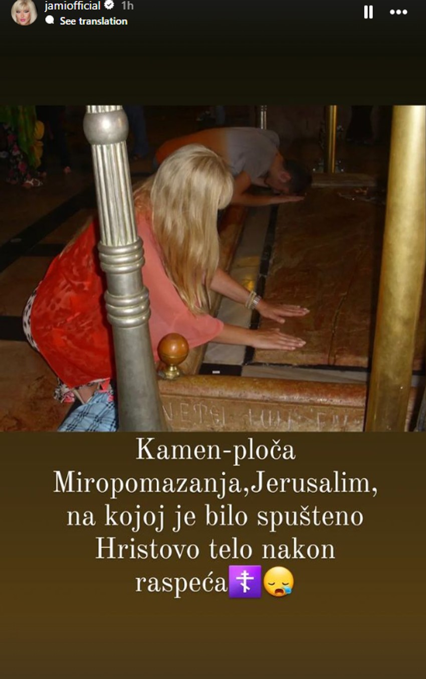 Jami objavila slike iz Jerusalima