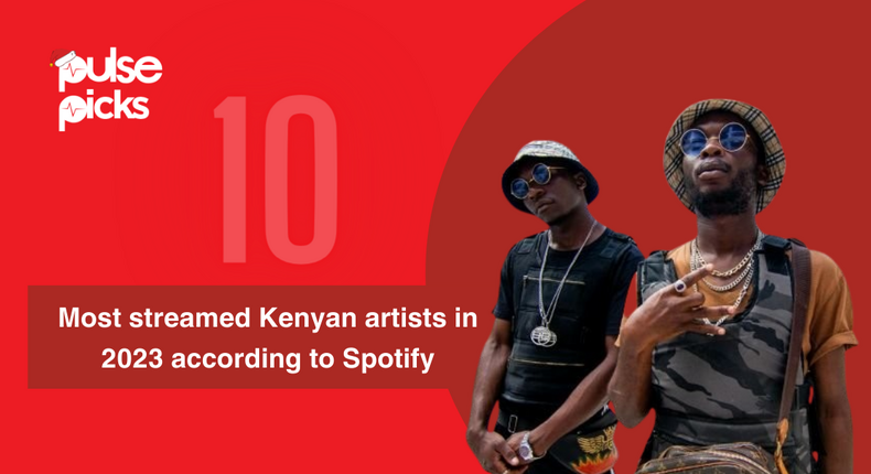 Top 10 most streamed Kenyan artists in 2023 according to Spotify