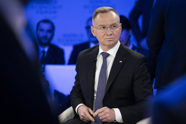 Andrzej Duda na debacie w Davos