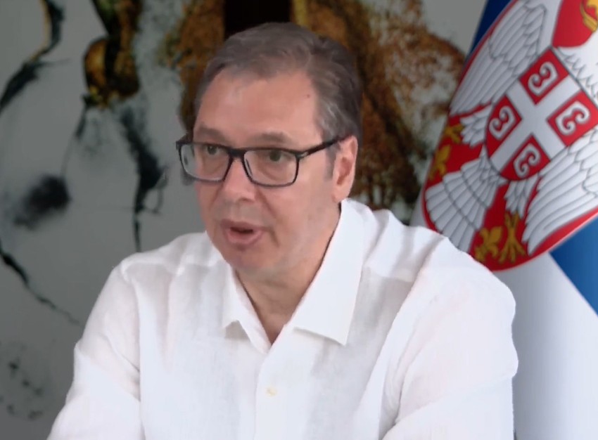 Aleksandar Vučić u Pragu