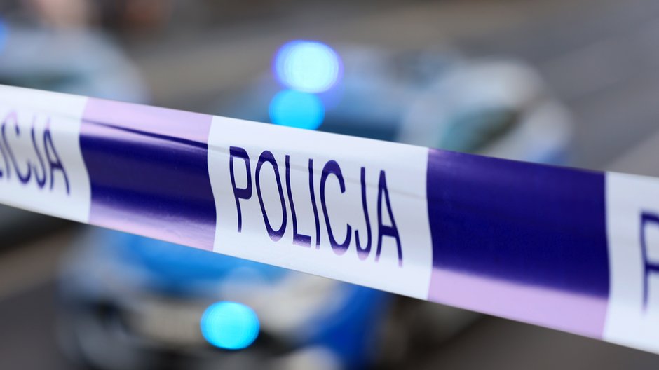 Policja zabezpieczyła miejsce zdarzenia