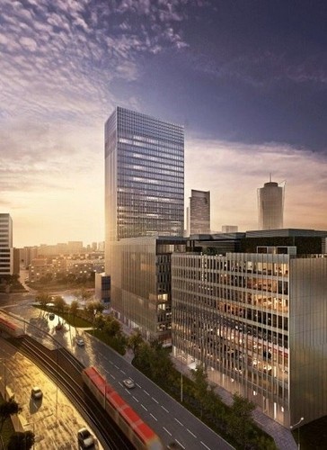 Drugi biurowiec C, który jest już w trakcie budowy, ma być gotowy w pierwszych miesiącach przyszłego roku. Budynek ten zaoferuje 12 tys. mkw. powierzchni biurowej.