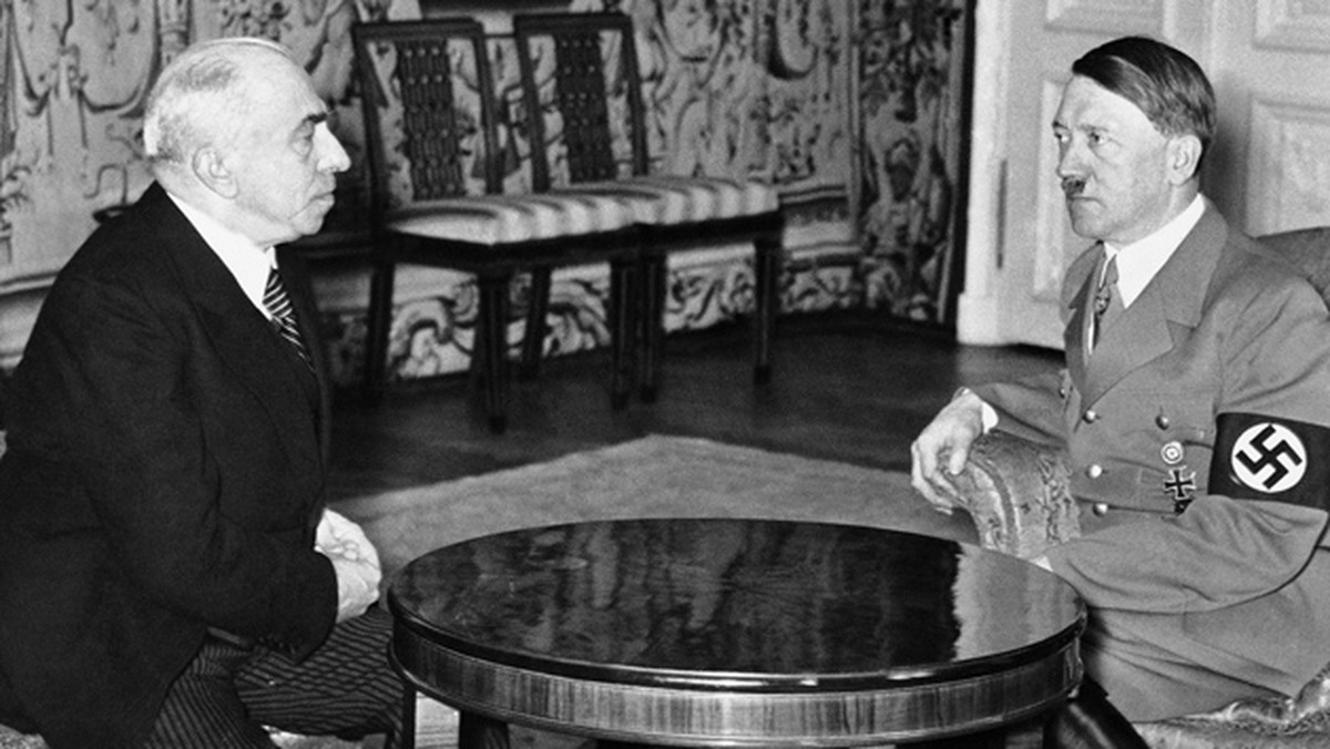 Emil Hácha i Adolf Hitler