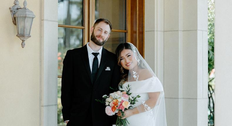 Ellen Yin and her husband.Courtesy of Ellen Yin