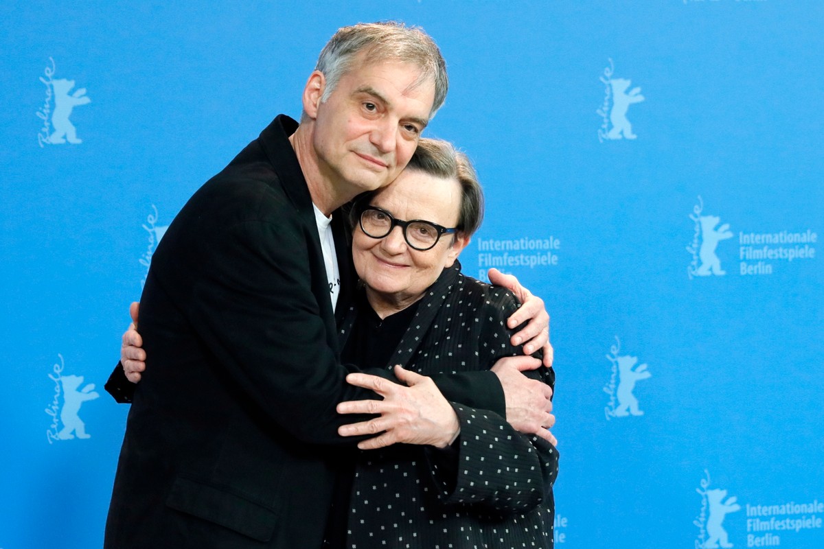 Agnieszka Holland oraz Ivan Trojan