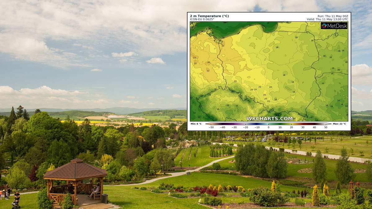 Pogoda na dziś, 11 maja. Temperatura rośnie w mgnieniu oka [PROGNOZA]