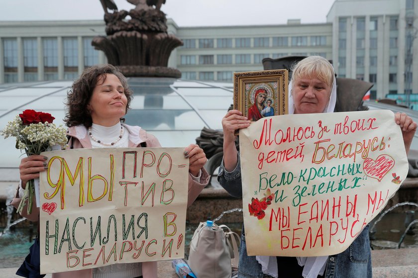 Protesty na Białorusi