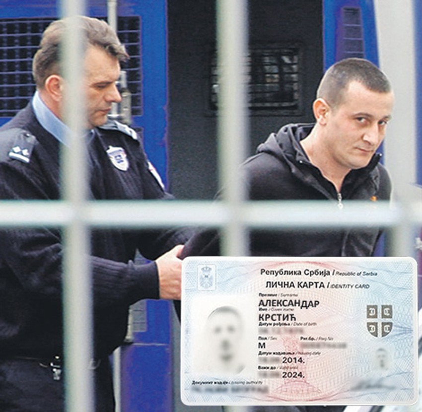 Borovčanin je gradom šetao koristeći ličnu kartu Aleksandra Krstića, osuđenog zbog ubistva na 40 godina zatvora!