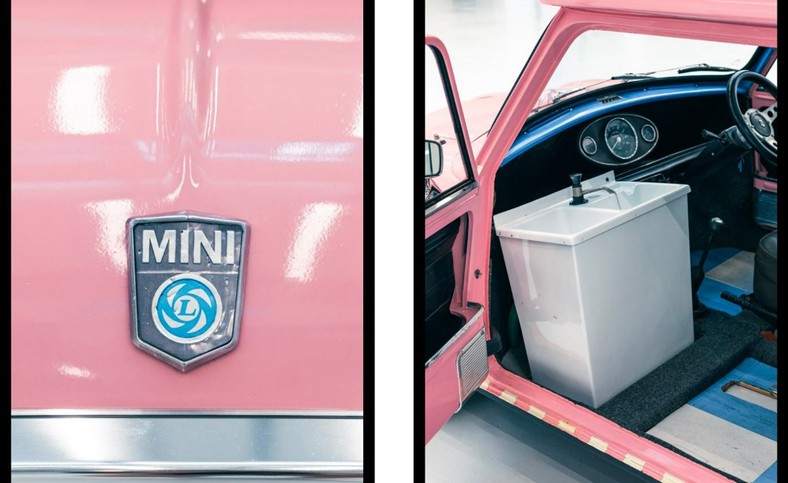 An ice cream van based on the classic Mini