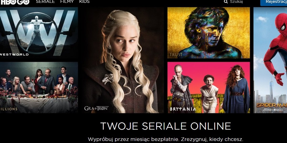 Pierwszy miesiąc korzystania z HBO GO jest darmowy