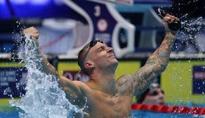 Caeleb Dressel is mounting his comeback at the 2024 Olympics in Paris; the athlete already has seven Olympic gold medals and is considered one of the world's fastest swimmers.Al Bello/Getty Images