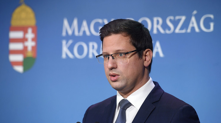 Gulyás Gergely azt mondta, biztos abban, hogy kell majd az oltási könyv /Fotó: MTI Kovács Tamás 