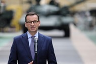 Mateusz Morawiecki czołg Bumar Bumar-Łabędy