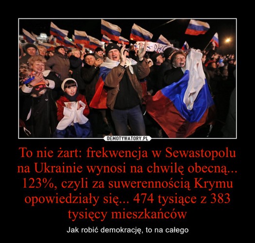 referendum na Krymie - mem