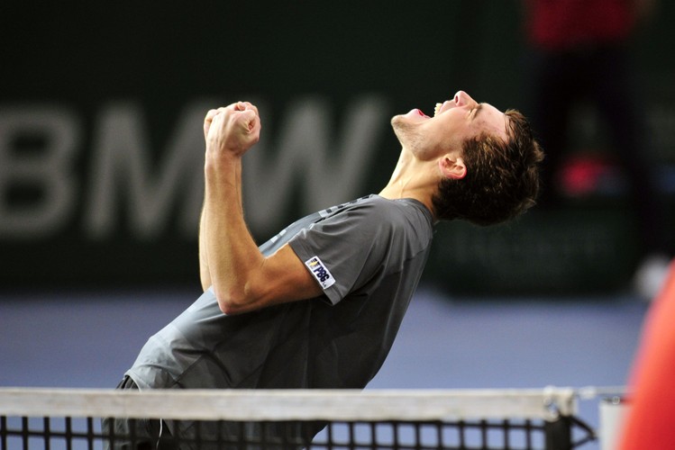 Tak triumfuje Jerzy Janowicz