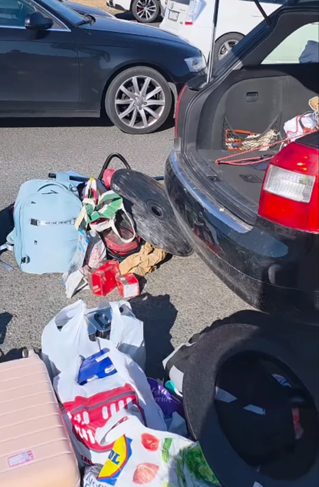 Nataša podelila prizor na graničnom prelazu