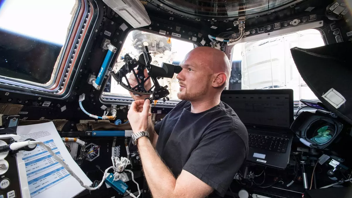 Sekstant na pokładzie ISS