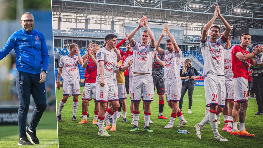 Marek Papszun w poprzednim sezonie doprowadził Raków do pierwszego w historii klubu mistrzostwa Polski. 