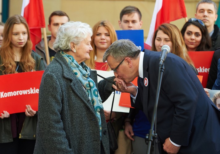 Bronisław Komorowski i Jadwiga Komorowska